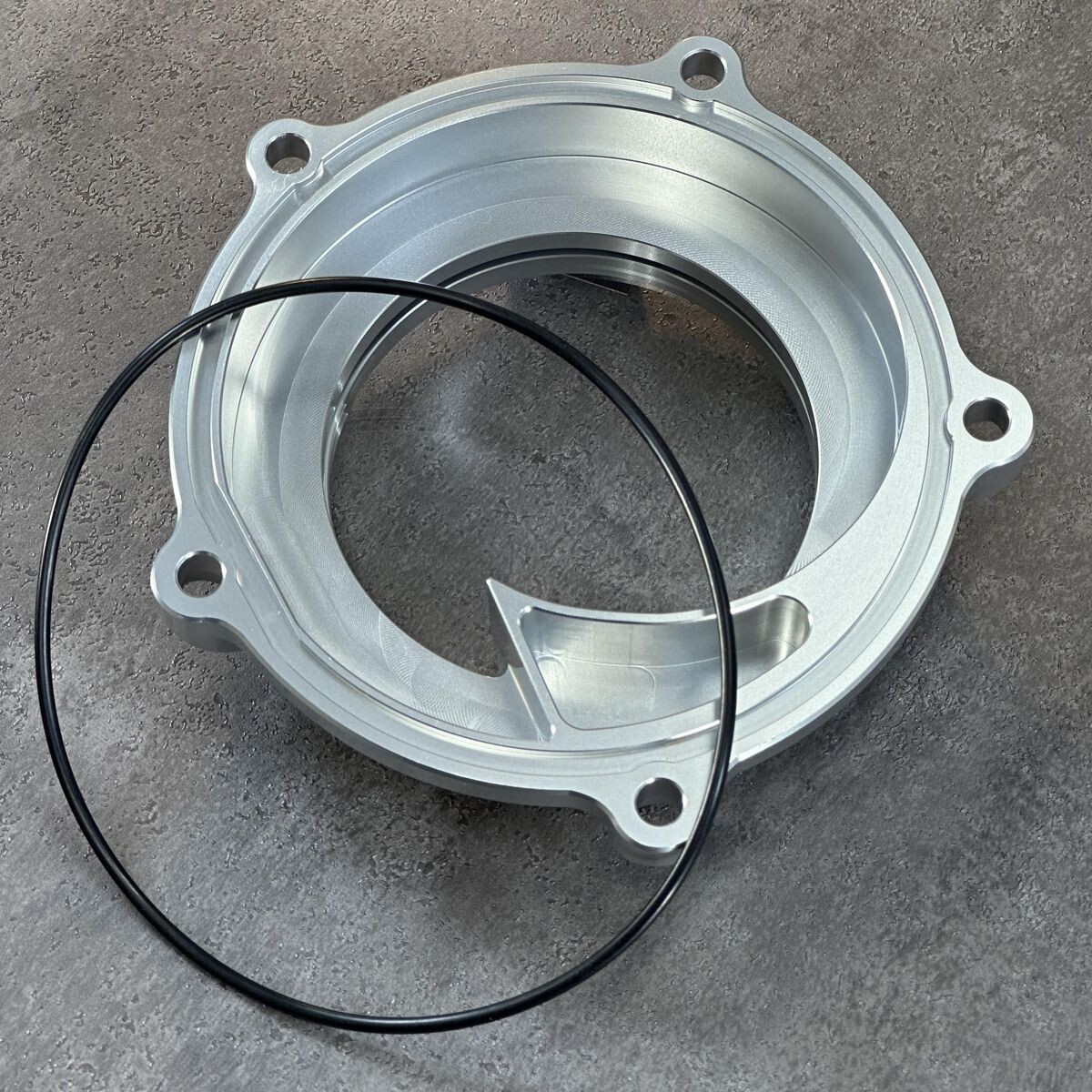 ウォーターポンプ カバー スケルトン V-MAX 1200 アルミビレット VMAX YAMAHA ヤマハ 透明 エンジン Oリング xp699