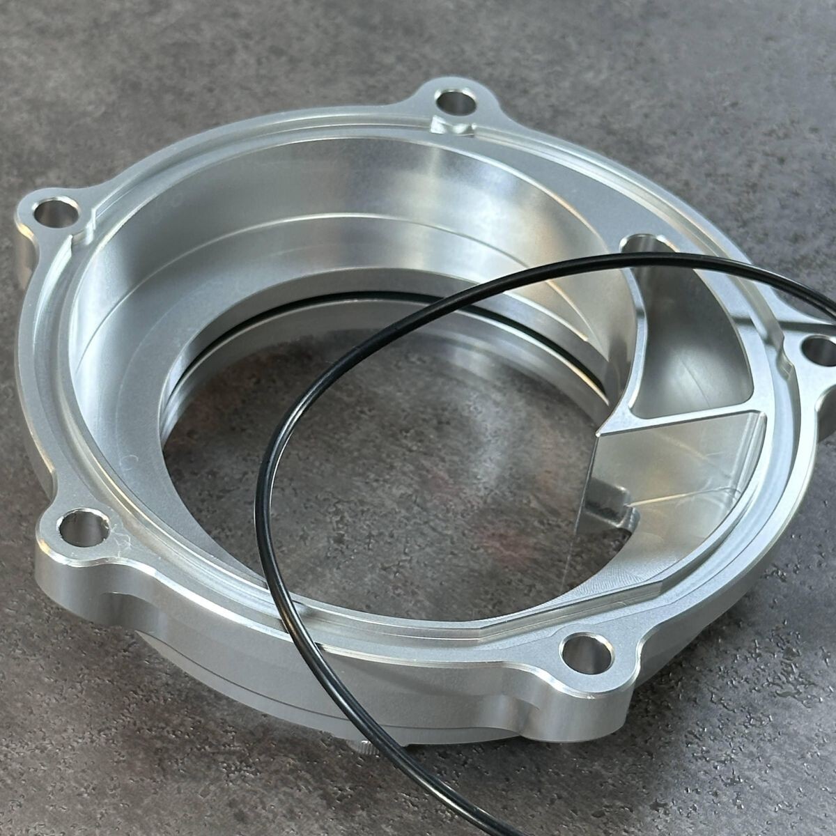 ウォーターポンプ カバー スケルトン V-MAX 1200 アルミビレット VMAX YAMAHA ヤマハ 透明 エンジン Oリング xp699