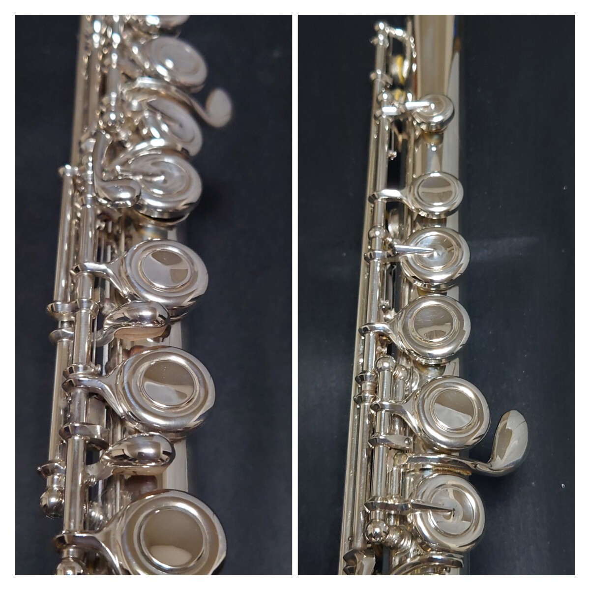 ジャンク　YAMAHA　フルート　YFL-451 ピンバネ折れあり_画像4