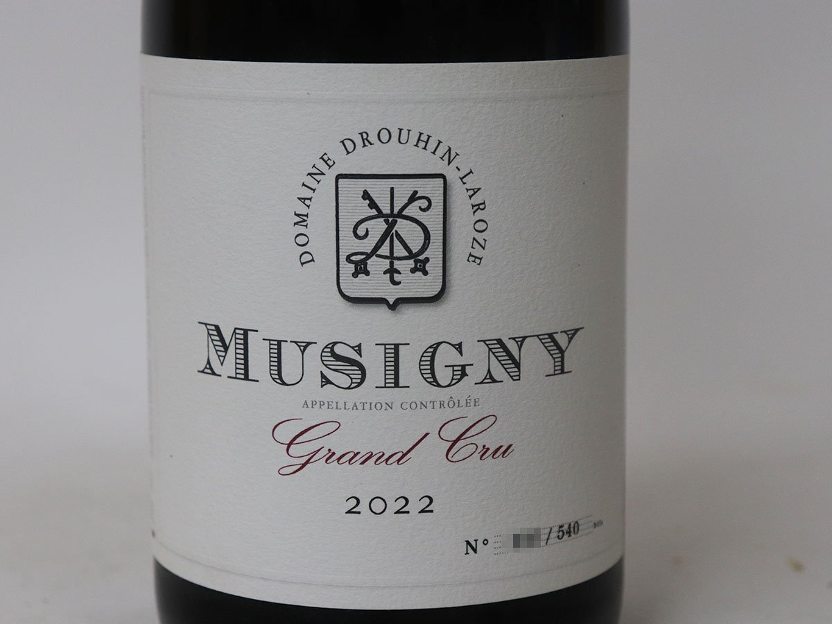 ◆ドルーアン ラローズ - ミュジニー グラン クリュ 2022年 DROUHIN LAROZE *木箱付 *蝋割れ［度數(shù):13% 內(nèi)容量:750ml］