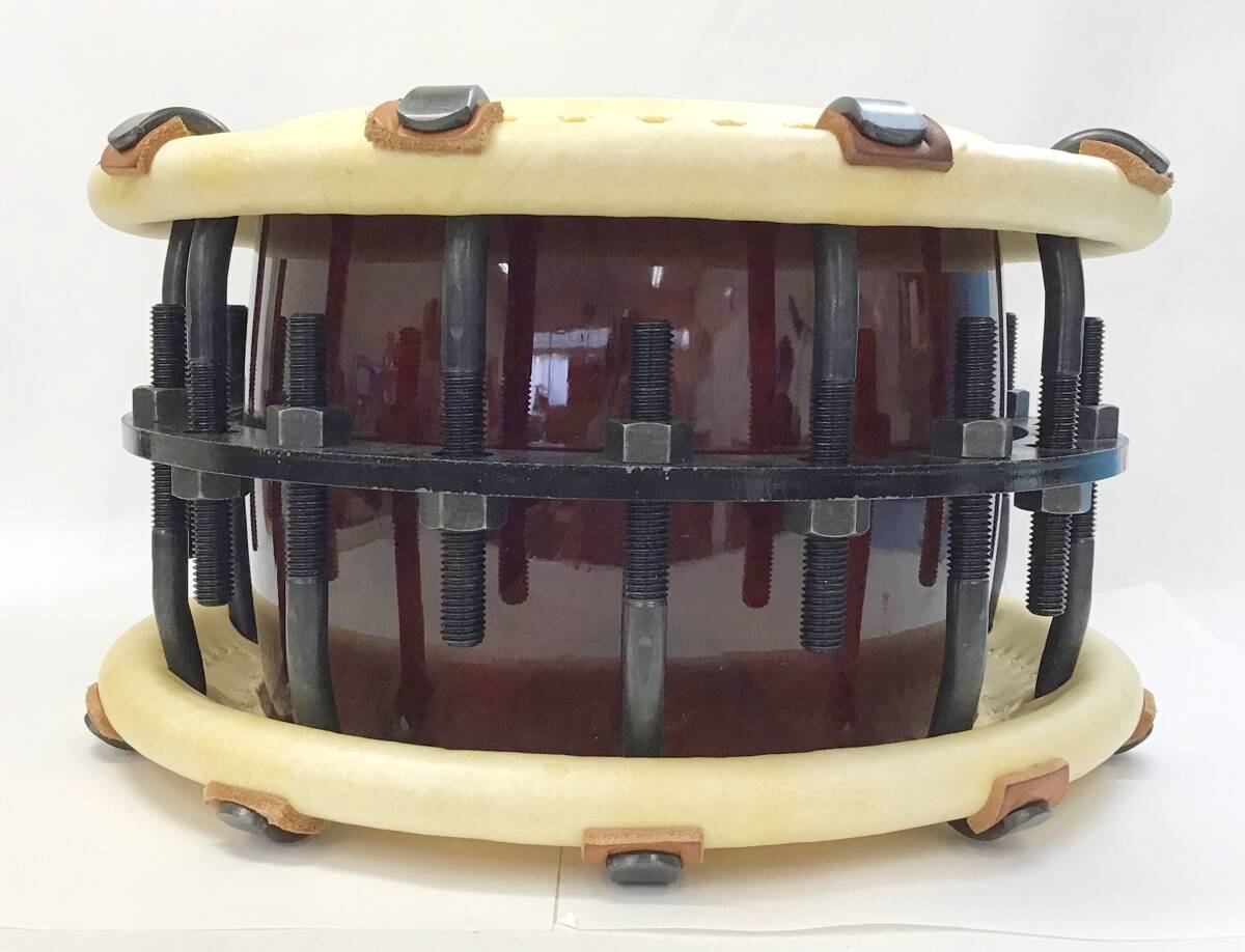 3點(diǎn)セット 淺野太鼓 附締太鼓 ボルト締 三丁掛 直徑約38㎝ ケース スタンド しめつけ太鼓 和楽器 和太鼓 まとめて