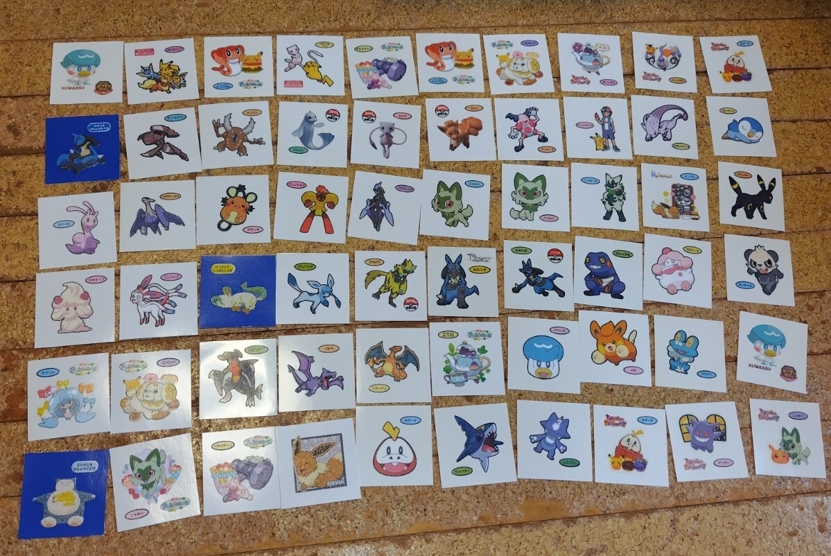 ポケモン デコキャラシール ホルダー まとめ売り ポケットモンスター Pokemon ポケモンパン アニポケ ポケまぜ スリープ ポケピース 大量