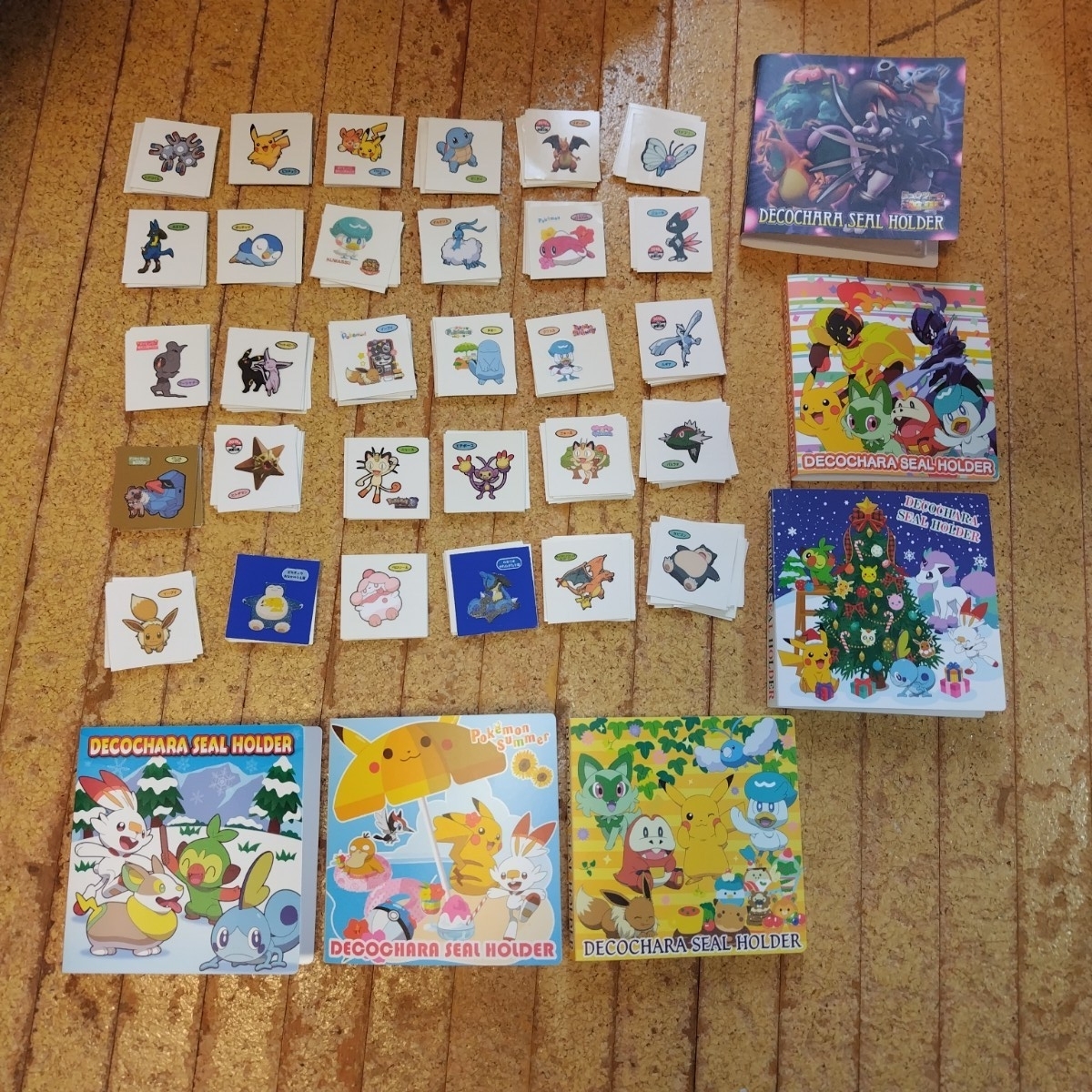 ポケモン デコキャラシール ホルダー まとめ売り ポケットモンスター Pokemon ポケモンパン アニポケ ポケまぜ スリープ ポケピース 大量