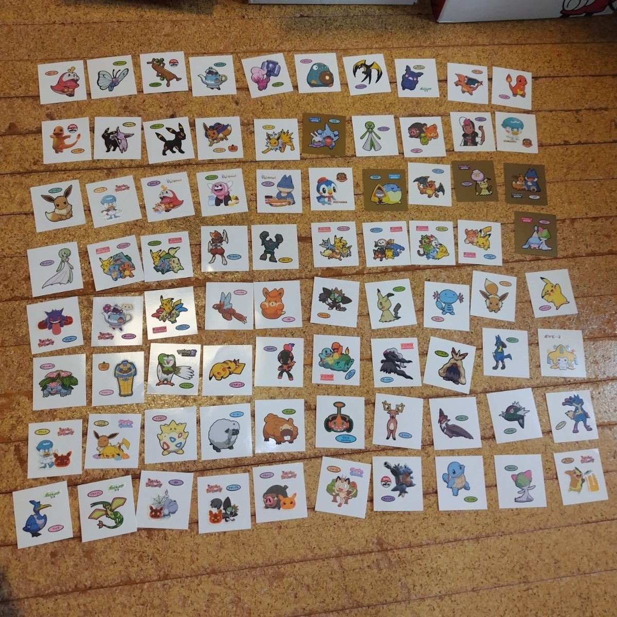 ポケモン デコキャラシール ホルダー まとめ売り ポケットモンスター Pokemon ポケモンパン アニポケ ポケまぜ スリープ ポケピース 大量