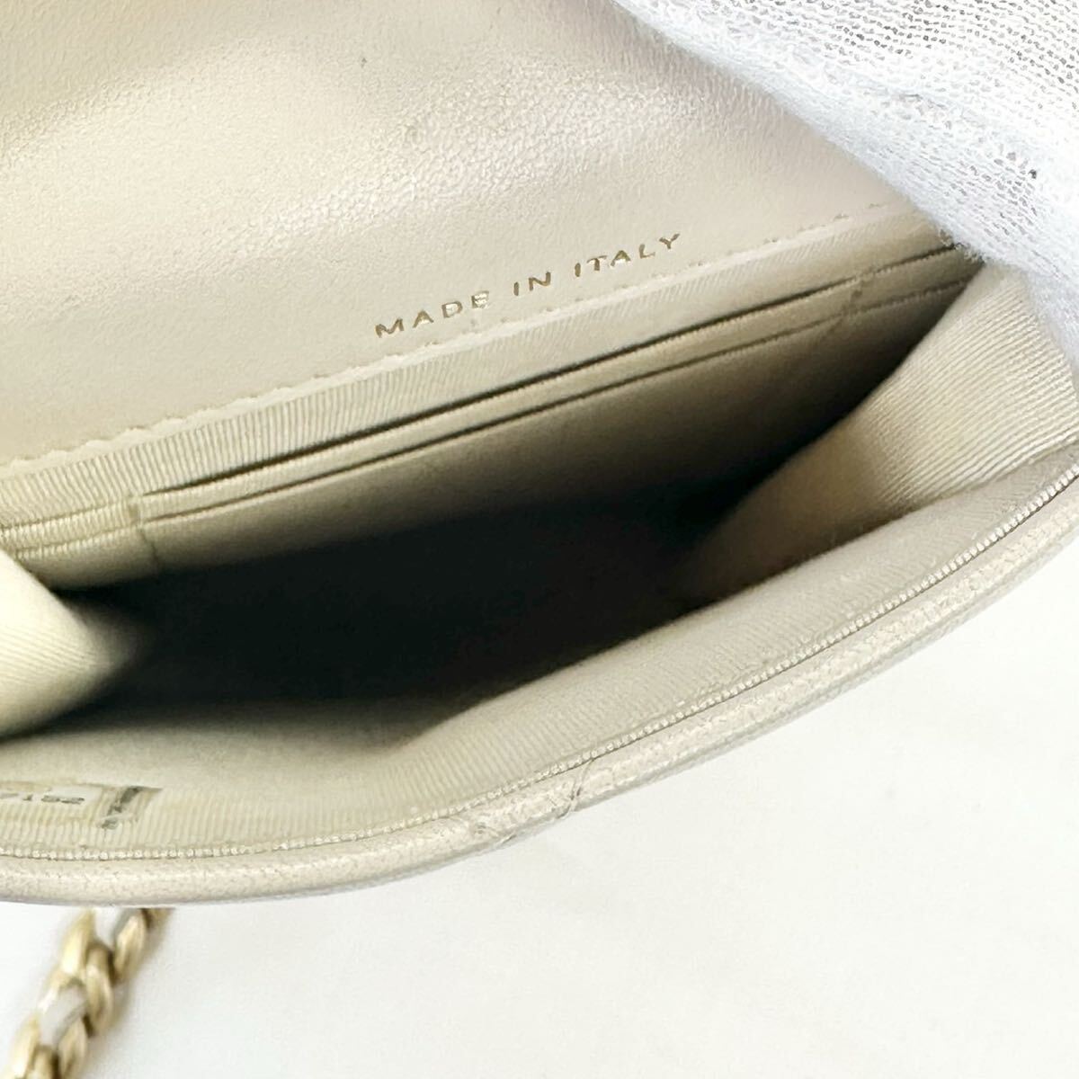 近年 シリアル30番 ギャラ&シール有 CHANEL シャネル シャネル19 ディズヌフ チェーンショルダー ショルダーバッグ バッグ ラムスキン _画像10