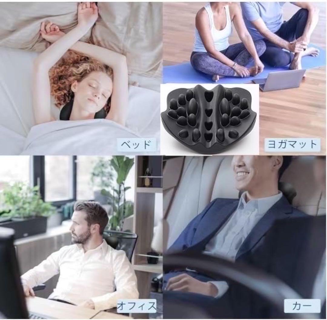 肩甲骨はがしピロー 健康 ストレッチ マッサージ 整える 睡眠 男女兼用 ツボ_画像3