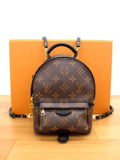 美品 ルイヴィトン M44873 パームスプリングス バックパック MINI モノグラム ミニ リュック_画像1