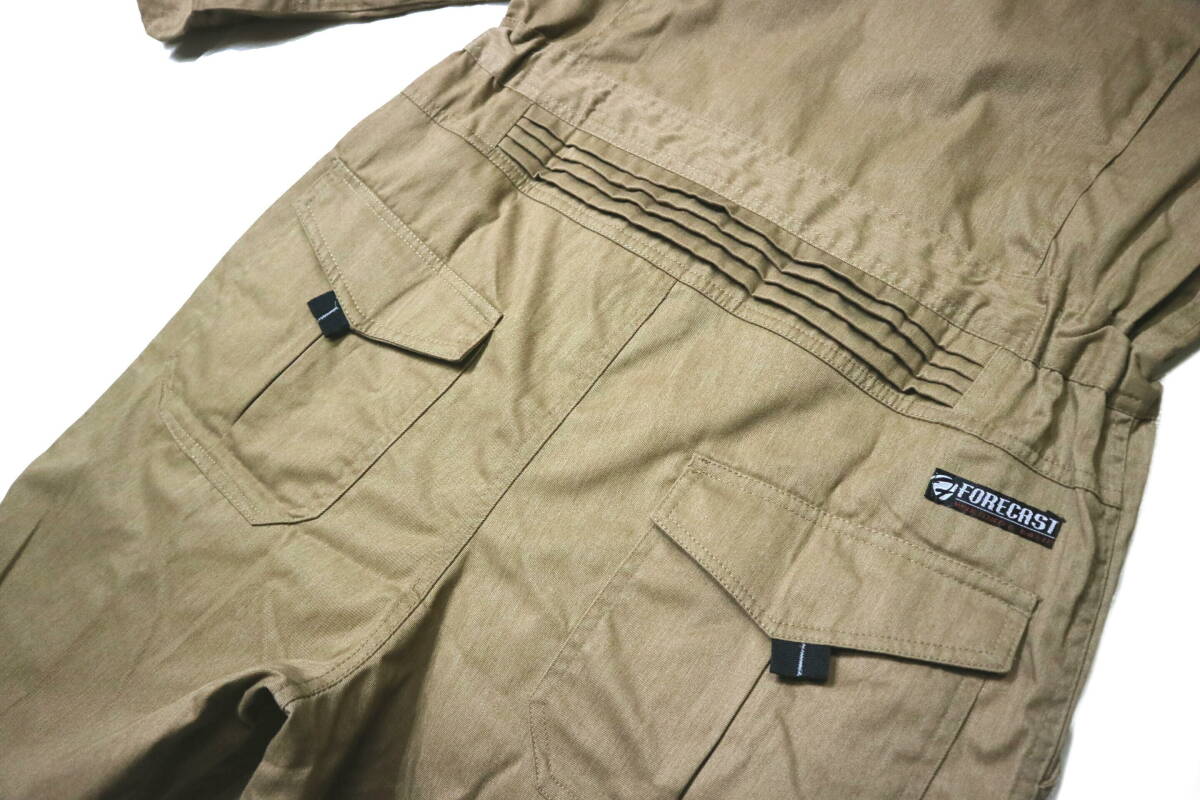訳あり（社名）/美品！◆FORECASTカジメイク 6676 65/35ポリ綿地 つなぎ◆Mサイズ（身長171センチまで）春秋、初冬にも_画像7
