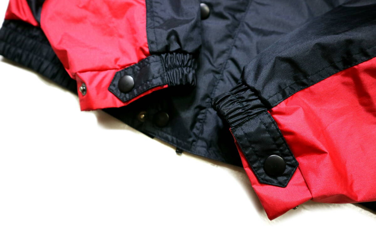 訳あり(衿傷補修)/良好!◆KISS RACING TEAM ウインドブレーカー ライディングジャケット◆Mサイズ(身長173-176センチ位)_画像5