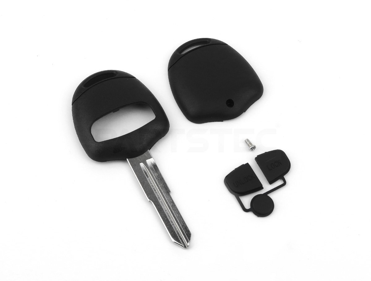 三菱 2ボタン 左溝 ブランクキー キーレス ekスポーツ eKワゴン / 35-8 SM-N