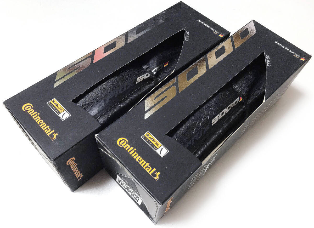 新品 ★ CONTINENTAL コンチネンタル GP5000 700x25C クリンチャー 2本セット