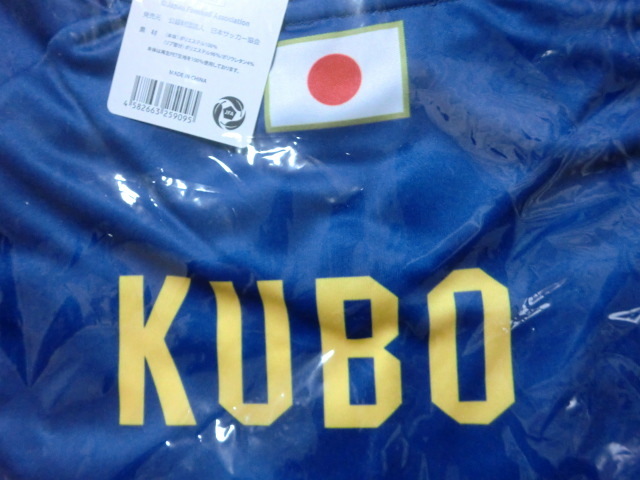 SAMURAI BLUE. гарантия . Британия KIRIN футбол Япония представитель футболка SIZE:M нераспечатанный товар