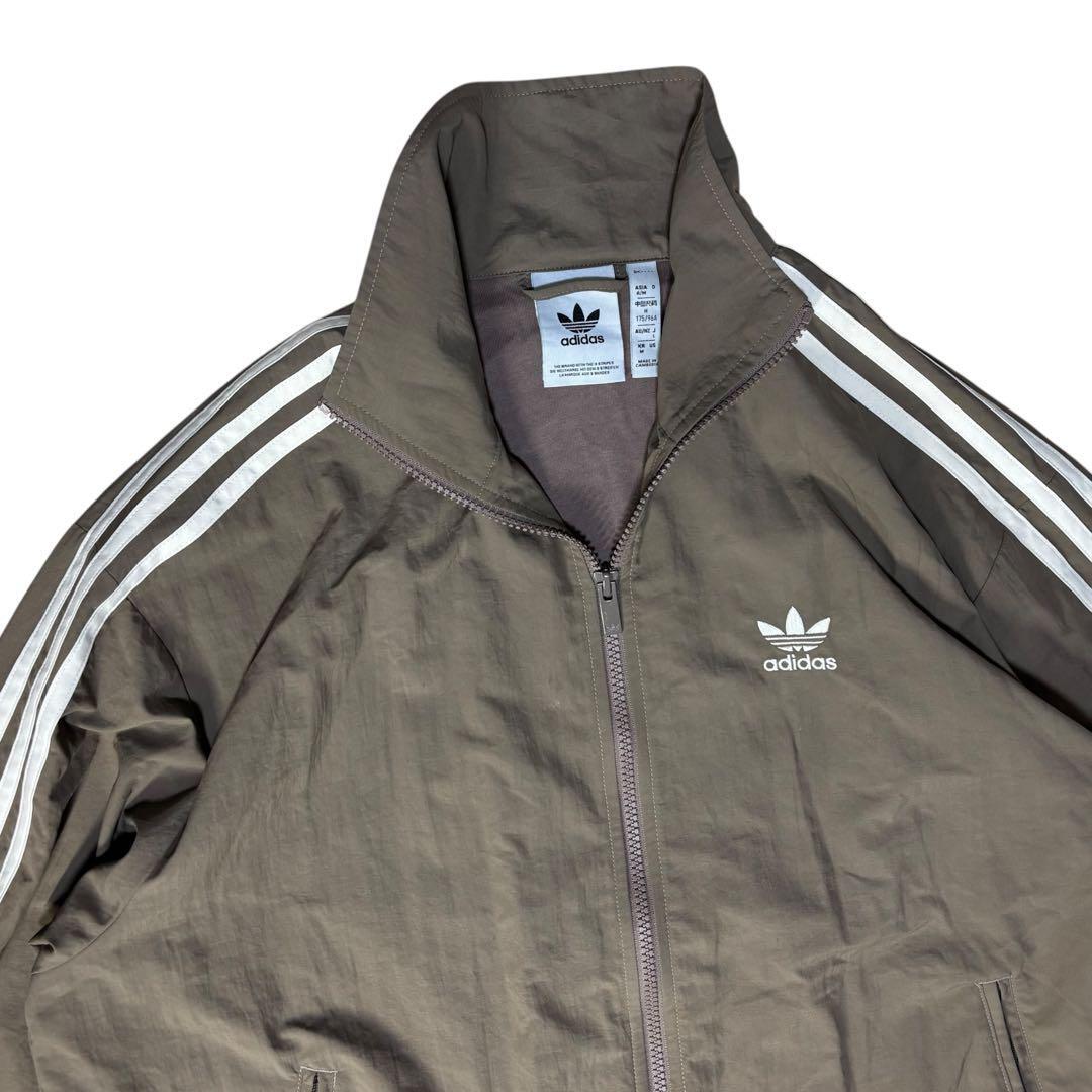 【美品】adidas WOVEN FBIRD トラックトップ ライトブラウン L_画像4