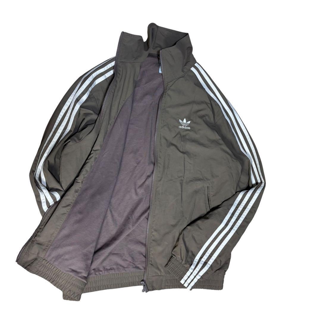 【美品】adidas WOVEN FBIRD トラックトップ ライトブラウン L_画像7