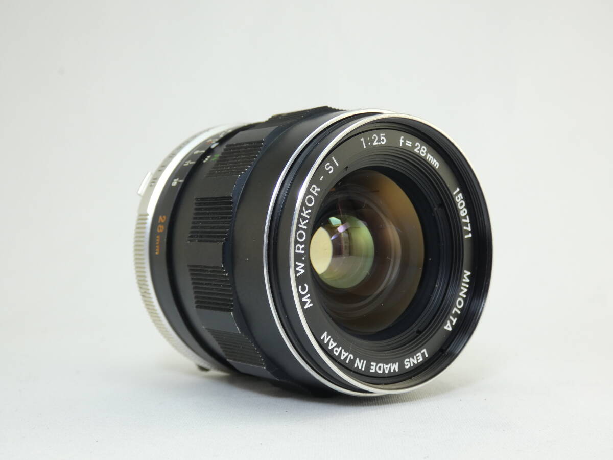 ミノルタ MC W.ROKKOR-SI 28mm F2.5　難あり
