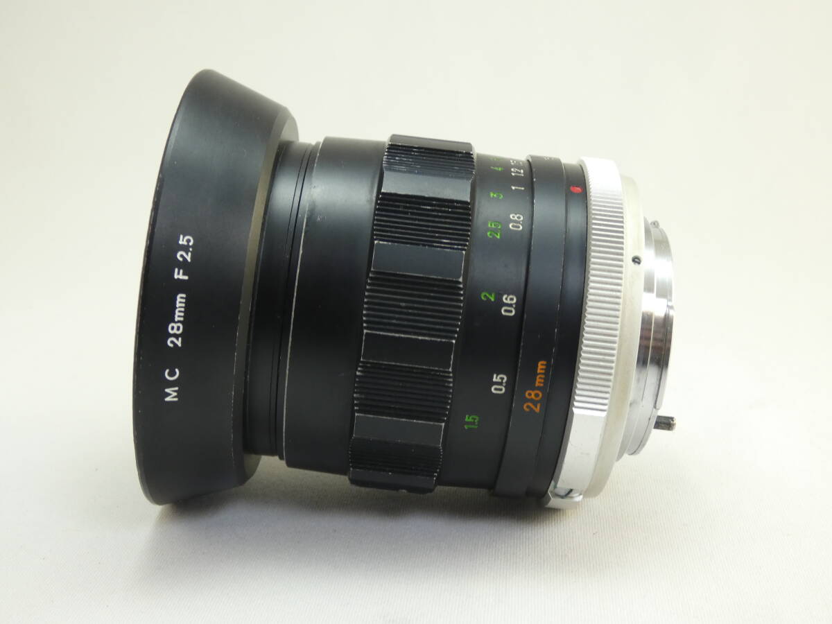 ミノルタ MC W.ROKKOR-SI 28mm F2.5　難あり