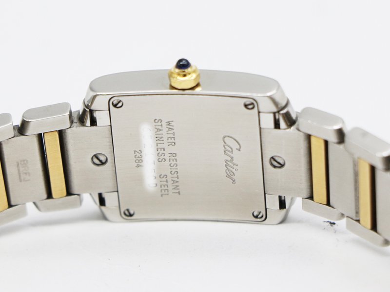 【 カルティエ Cartier 】 腕時(shí)計(jì) W51007Q4 タンクフランセーズSM K18/SS クォーツ アイボリー文字盤 レディース 新著 70126-1