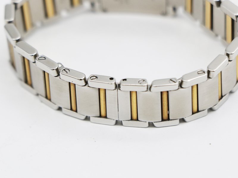 【 カルティエ Cartier 】 腕時(shí)計(jì) W51007Q4 タンクフランセーズSM K18/SS クォーツ アイボリー文字盤 レディース 新著 70126-1