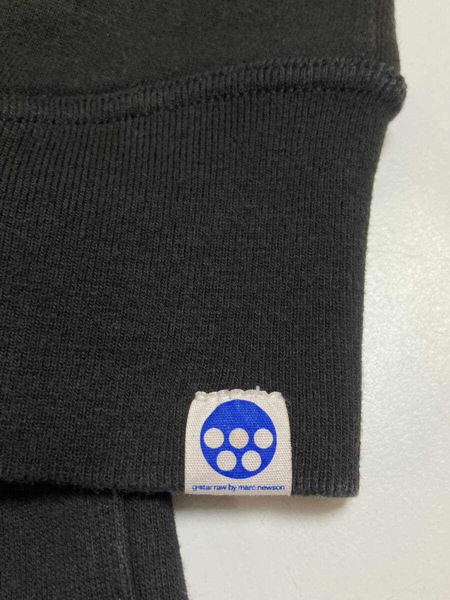 g-star raw by marc newson スウェット S カットソー ジースターロゥ バイ マークニューソン 黒 ブラック_画像4