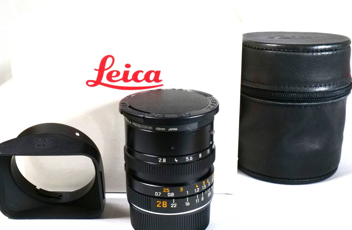 leica ELMARIT-M 1:2.8/28mm ライカ・エルマート28mmF2.8 第3世代 モデルNo.11804_画像1