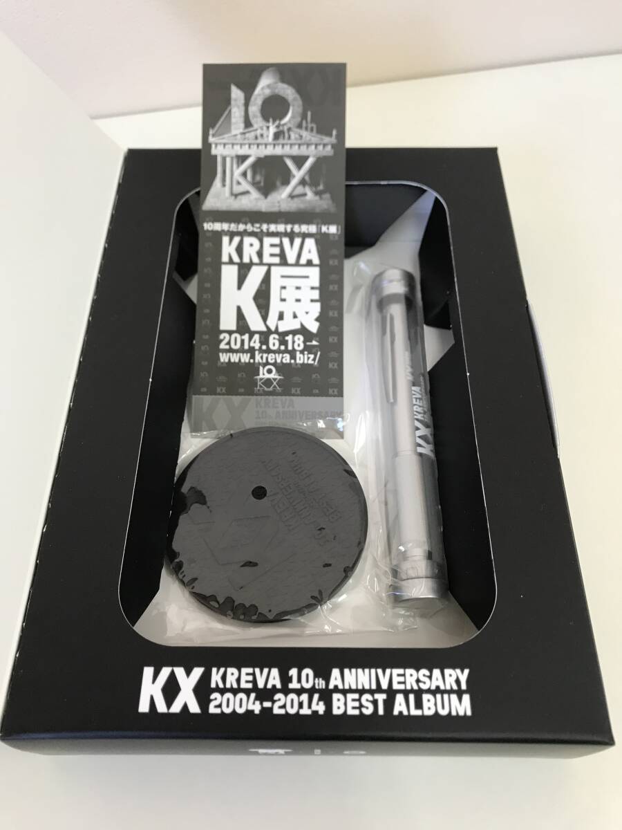 【3S40-001】送料無(wú)料 KREVA KX 10th ANNIVERSARY 2004-2014 BEST ALBUM 予約限定生産盤(pán) 4CD + 2DVD Tシャツなし
