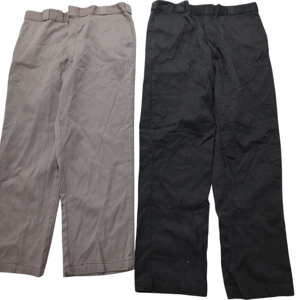 古着卸 まとめ売り ディッキーズ Dickies 874 ワーク パンツ 7枚セット (メンズ 38 ) ワイド ブラック ネイビー NB6358 1円スタート_画像4