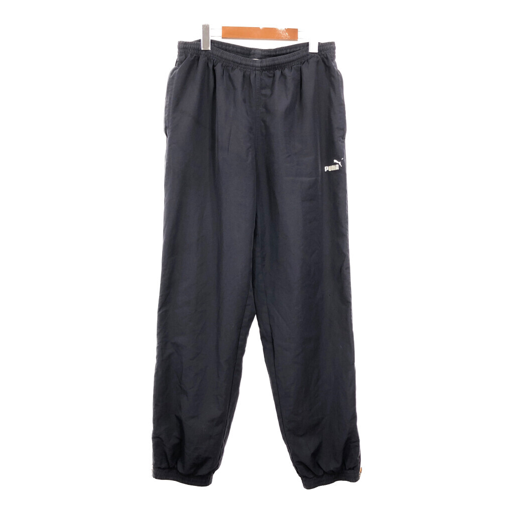 90年代 PUMA プーマ ナイロンパンツ スポーツ ネイビー (メンズ M) 中古 古着 R0426_画像1