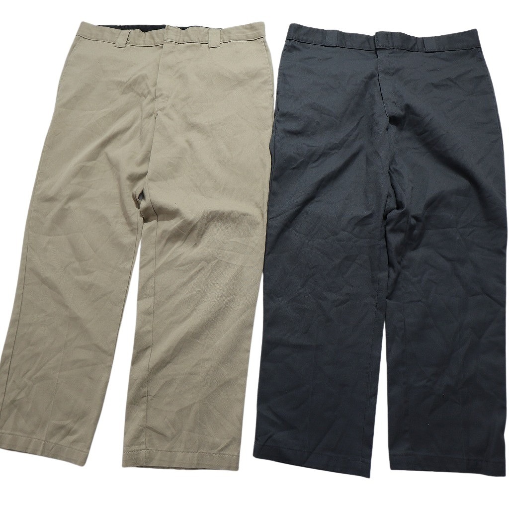 古着卸 まとめ売り ディッキーズ Dickies 874 ワーク パンツ 8枚セット (メンズ 40 ) ノープリーツ センタークリース NB9760 1円スタート_画像2