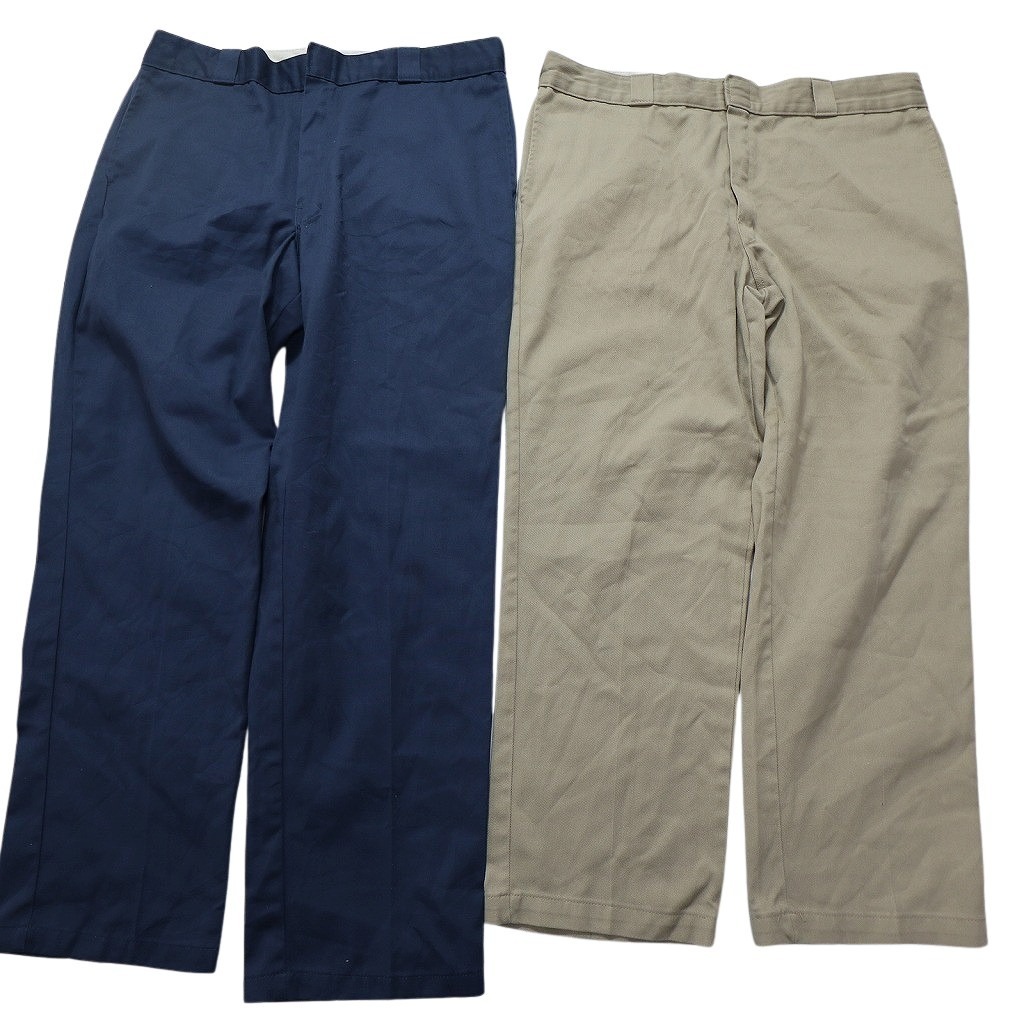 古着卸 まとめ売り ディッキーズ Dickies 874 ワーク パンツ 8枚セット (メンズ 40 ) ノープリーツ センタークリース NB9760 1円スタート_画像5