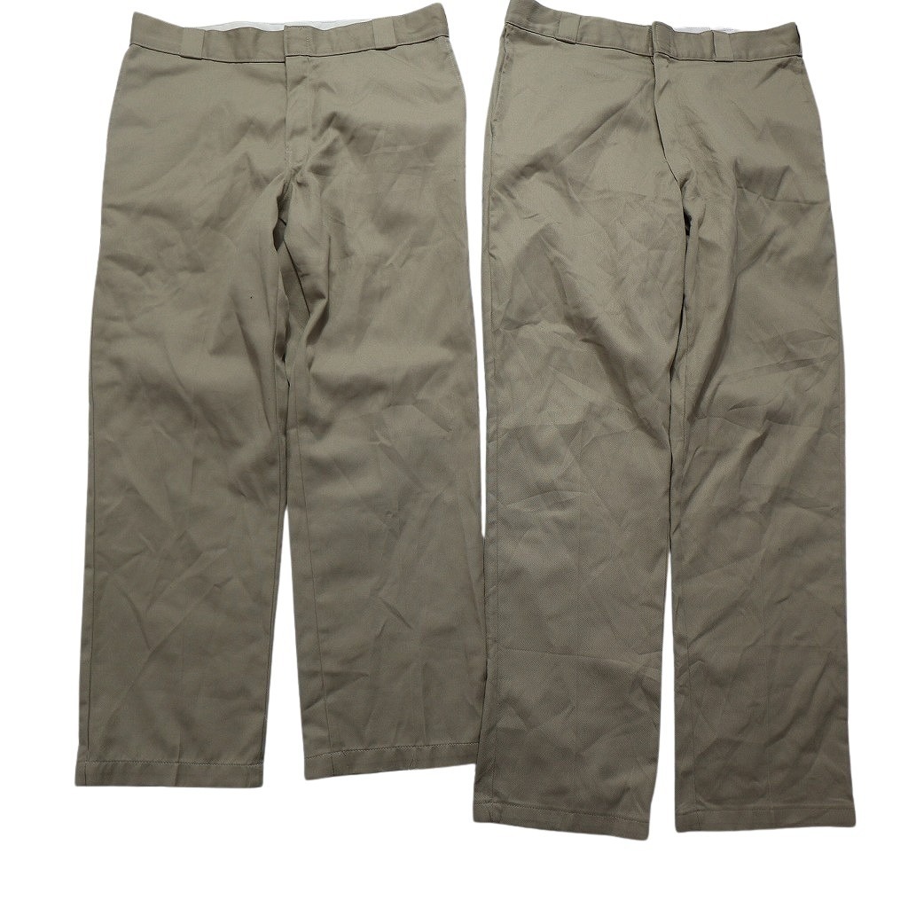 古着卸 まとめ売り ディッキーズ Dickies 874 ワーク パンツ 8枚セット (メンズ 36 ) ノープリーツ センタークリース NB9788 1円スタート_画像2