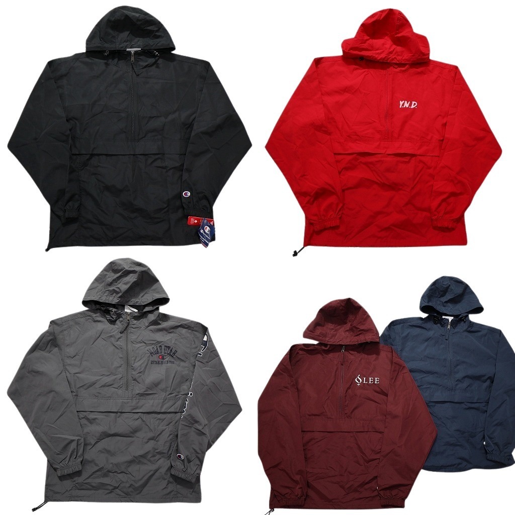 古着卸 まとめ売り チャンピオン アノラックパーカー ジャケット 5枚セット (メンズ XS /S ) デッドストック NB9882 1円スタート_画像1