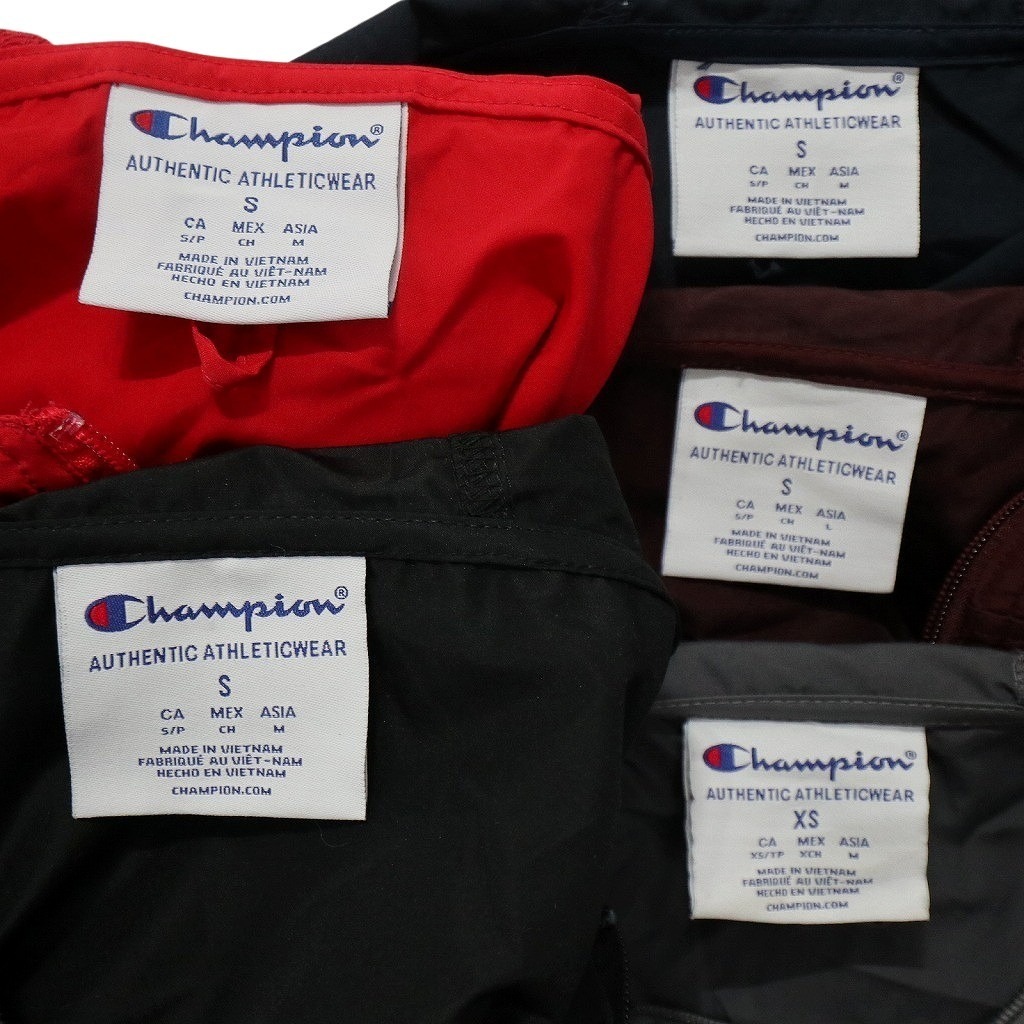 古着卸 まとめ売り チャンピオン アノラックパーカー ジャケット 5枚セット (メンズ XS /S ) デッドストック NB9882 1円スタート_画像6