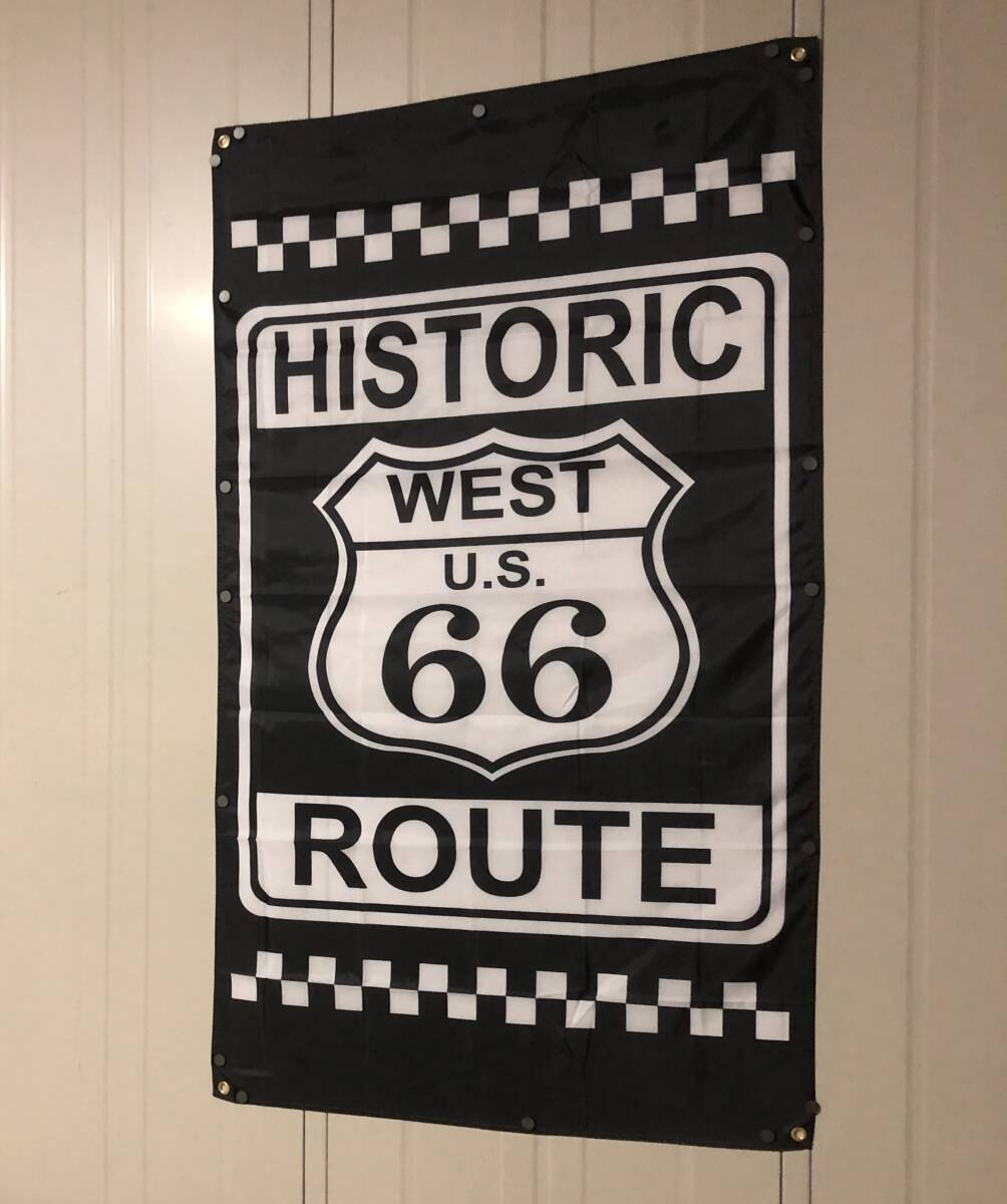 * гараж оборудование орнамент specification *R04 route 66 флаг Route66 route флаг баннер флаг Harley Davidson гараж смешанные товары american USA смешанные товары