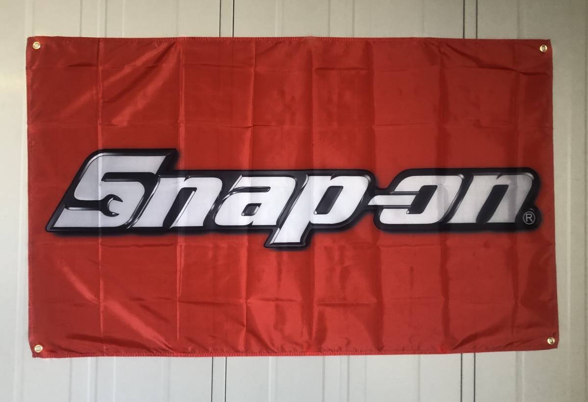 ★ガレージ装飾仕様★SNAP-ON スナップオン フラッグ SP01 旗 ツール 工具 雑貨 看板 バナー ポスター USA アメリカン雑貨 カーショップ_画像3