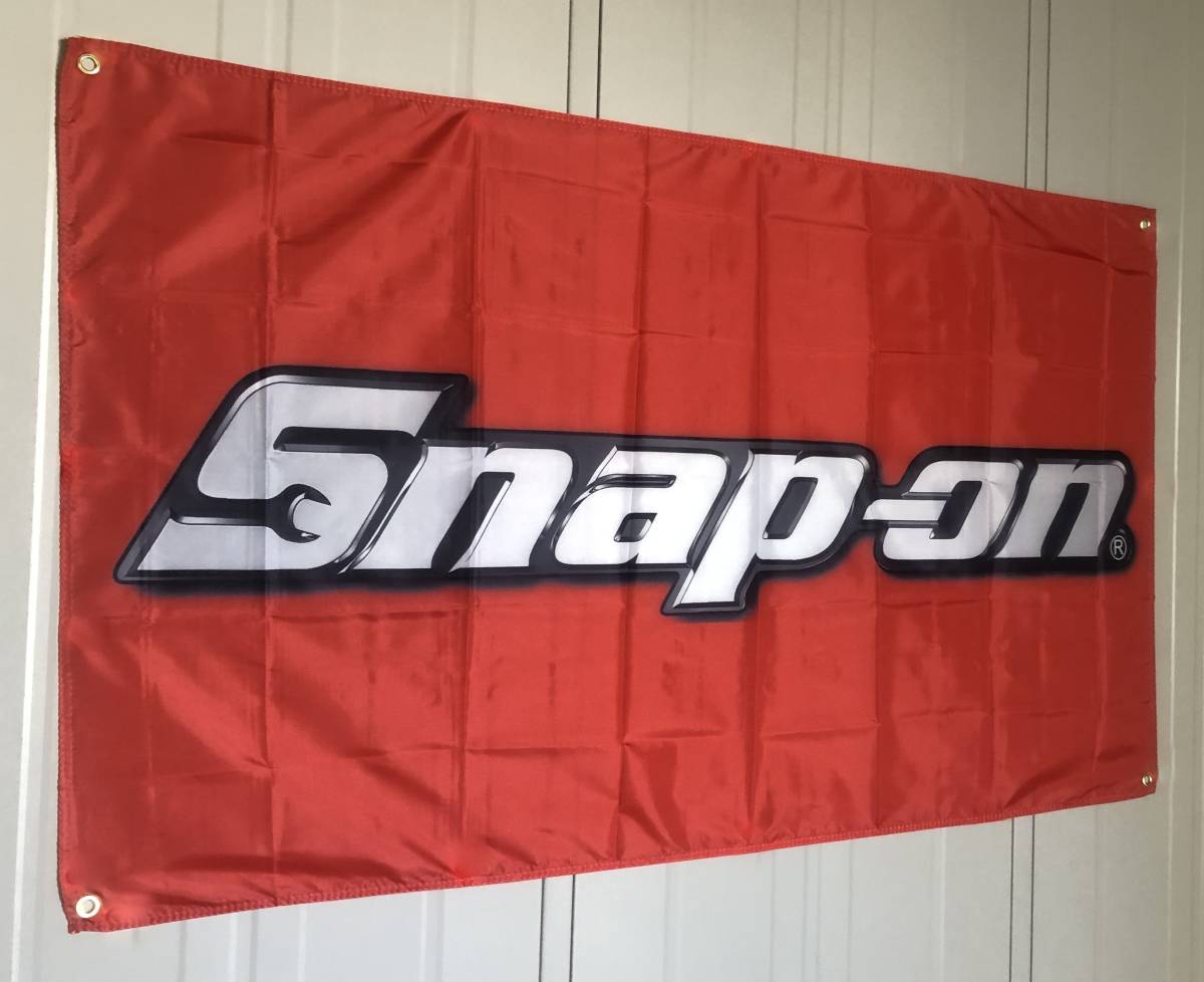 ★ガレージ装飾仕様★SNAP-ON スナップオン フラッグ SP01 旗 ツール 工具 雑貨 看板 バナー ポスター USA アメリカン雑貨 カーショップ_画像2