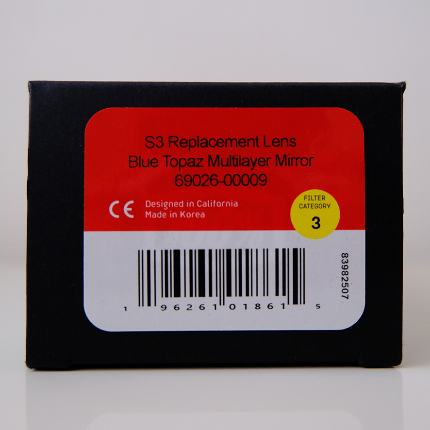 ＊正規品＊ 新品 未使用 送料無料 100% ワンハンドレッド S3 交換用 レンズ Blue Topaz ブルー トパーズ ロード バイク サングラス_画像5