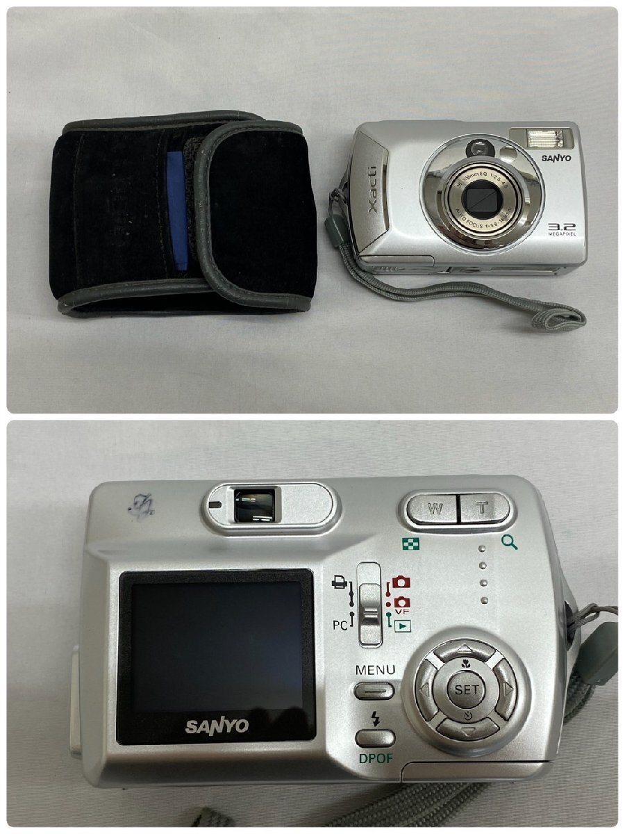 S7328 おまとめ Canon SONY Victor デジカメ?ビデオカメラ(USBケーブル リモコン アダプター付屬) young 雙眼鏡(10×50)等 動作未確認(rèn) 　