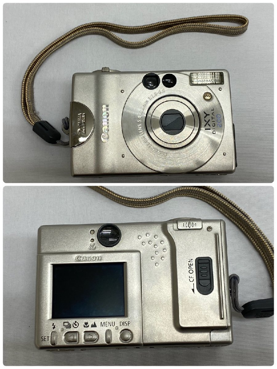 S7328 おまとめ Canon SONY Victor デジカメ?ビデオカメラ(USBケーブル リモコン アダプター付屬) young 雙眼鏡(10×50)等 動作未確認(rèn) 　