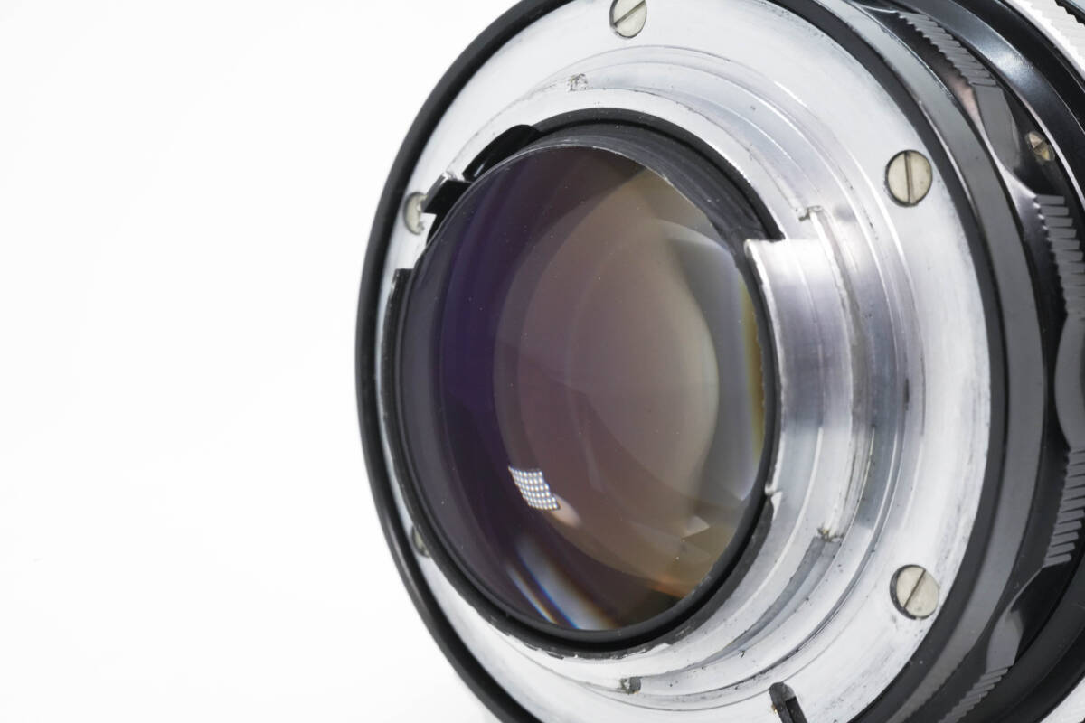 [美品＋純正フード付属] Nikon NIKKOR-S Auto 55mm F1.2　55/1:1.2　ニコン　ニッコール　MFレンズ_画像3