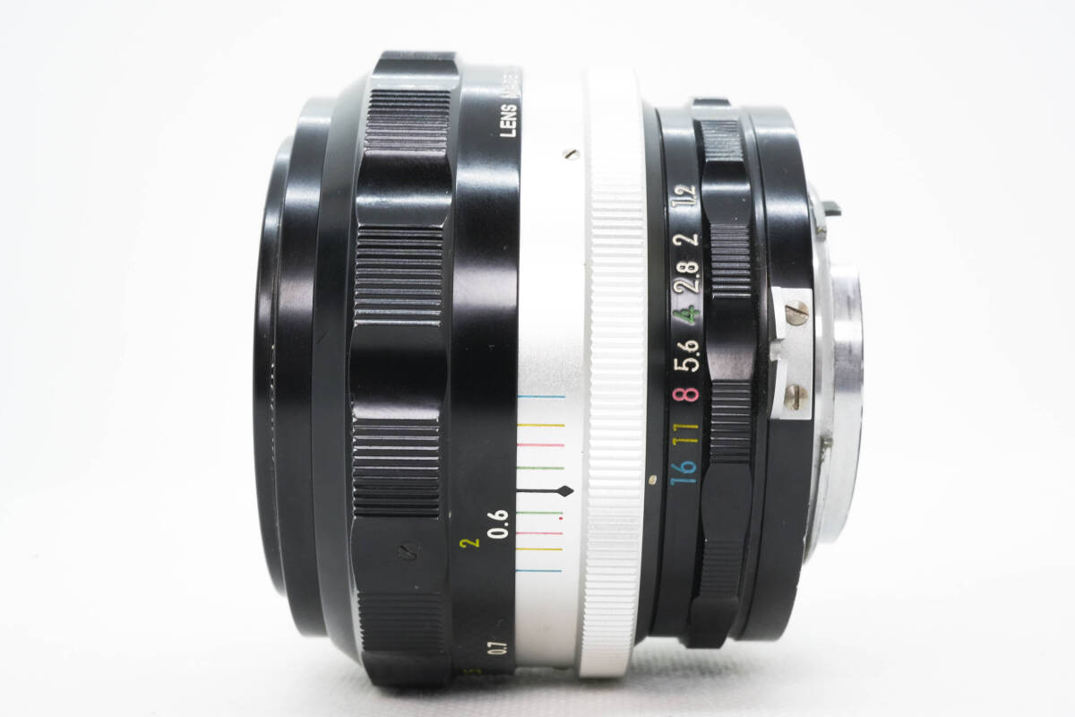 [美品＋純正フード付属] Nikon NIKKOR-S Auto 55mm F1.2　55/1:1.2　ニコン　ニッコール　MFレンズ_画像6