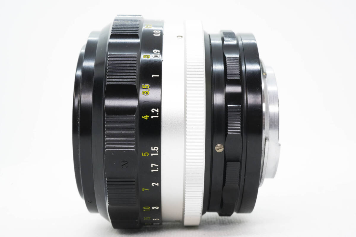 [美品＋純正フード付属] Nikon NIKKOR-S Auto 55mm F1.2　55/1:1.2　ニコン　ニッコール　MFレンズ_画像7