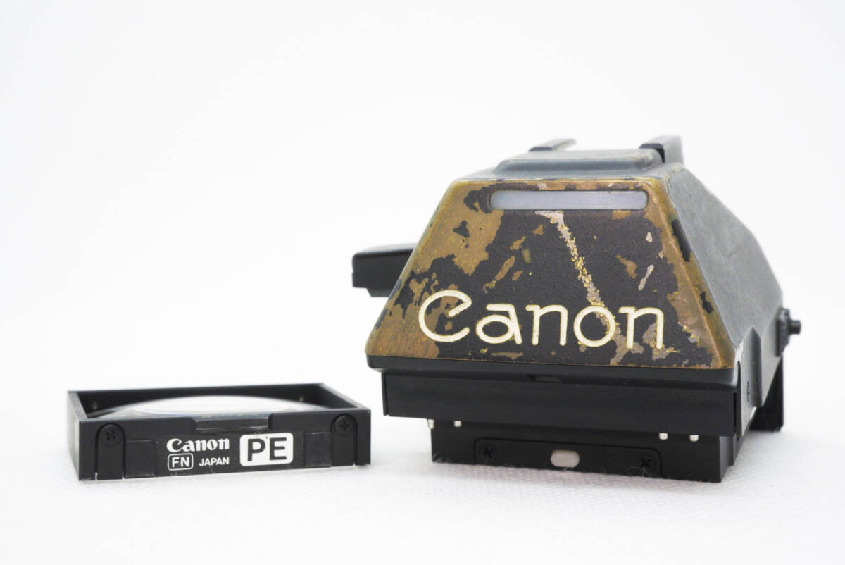 [露出計(jì)動(dòng)作OK！] Canon NEW F-1 AE FINDER ファインダー F-1用スクリーン付屬