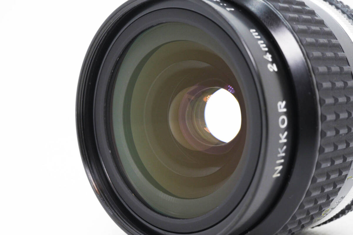 [美品] SICコーティング! Nikon Ai-S NIKKOR 24mm F2　24/1:2　ニコン　AISニッコール　MFレンズ ニコン