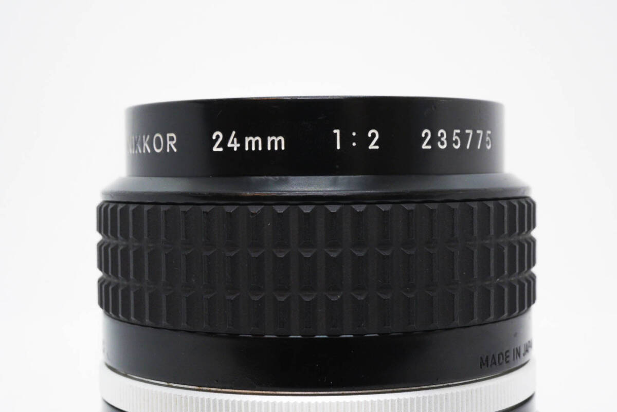 [美品] SICコーティング! Nikon Ai-S NIKKOR 24mm F2　24/1:2　ニコン　AISニッコール　MFレンズ ニコン