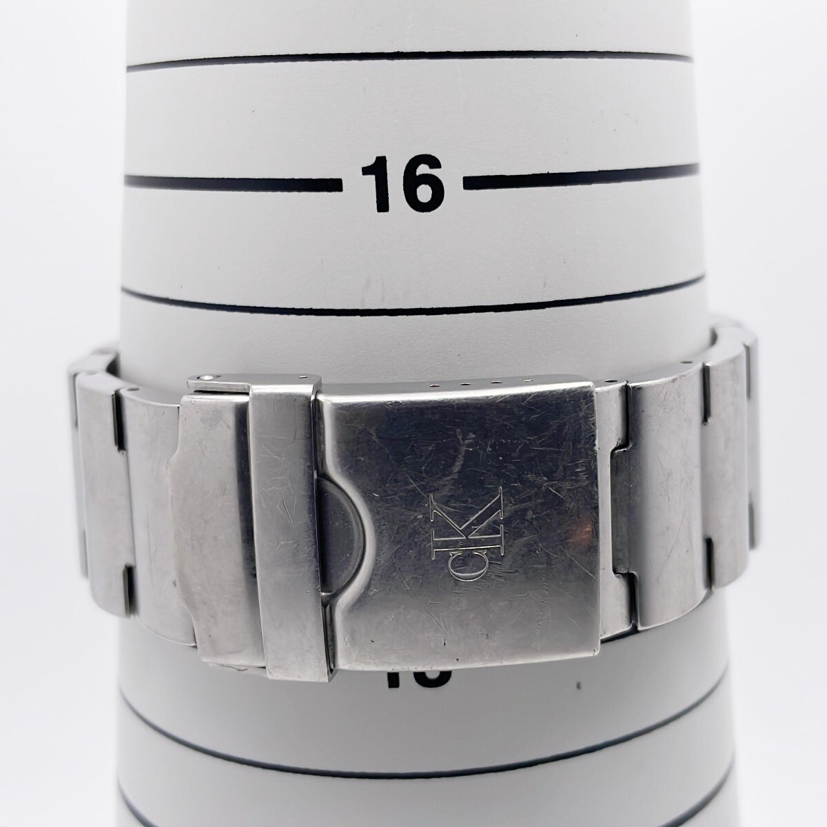 【64203】カルバンクライン メンズ腕時計 K18171 SS 黒 QZ_画像6