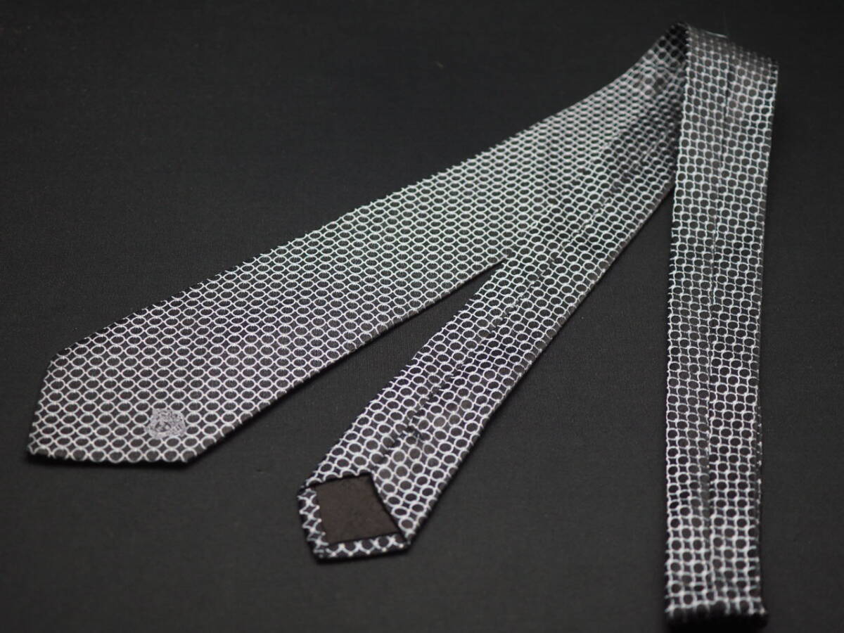 美品【VERSACE ヴェルサーチ】 F2161 ブラック系 SILK ブランド ネクタイ 古著 良品 転売 仕入