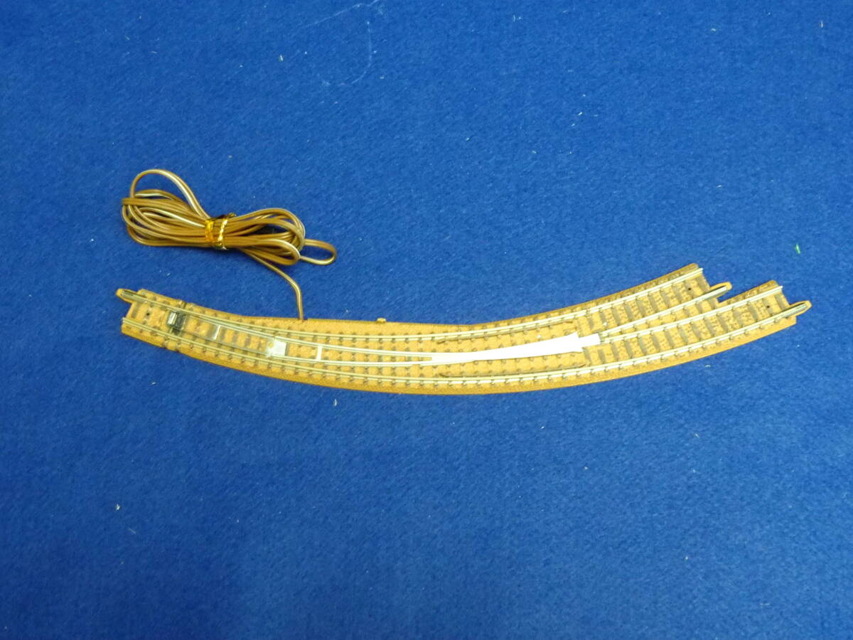 TOMIX 1229 電動カーブポイントN-CPL317/280-45　1個(茶色)　中古品　在庫品整理処分_画像1
