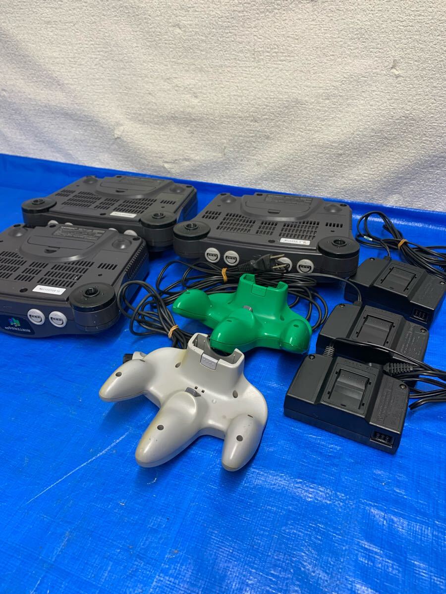 9154.100. 任天堂 Nintendo ニンテンドー64 NUS-001 NUS-002 NUS-005 まとめ 動(dòng)作未確認(rèn)現(xiàn)狀ジャンク品