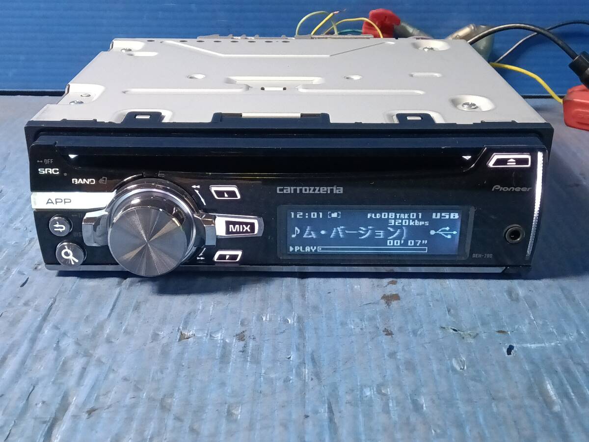 パイオニア　カロッツェリア　DEH-790　CD/SD/USB/FM/AM　動作確認(rèn)OK　　　0926-4