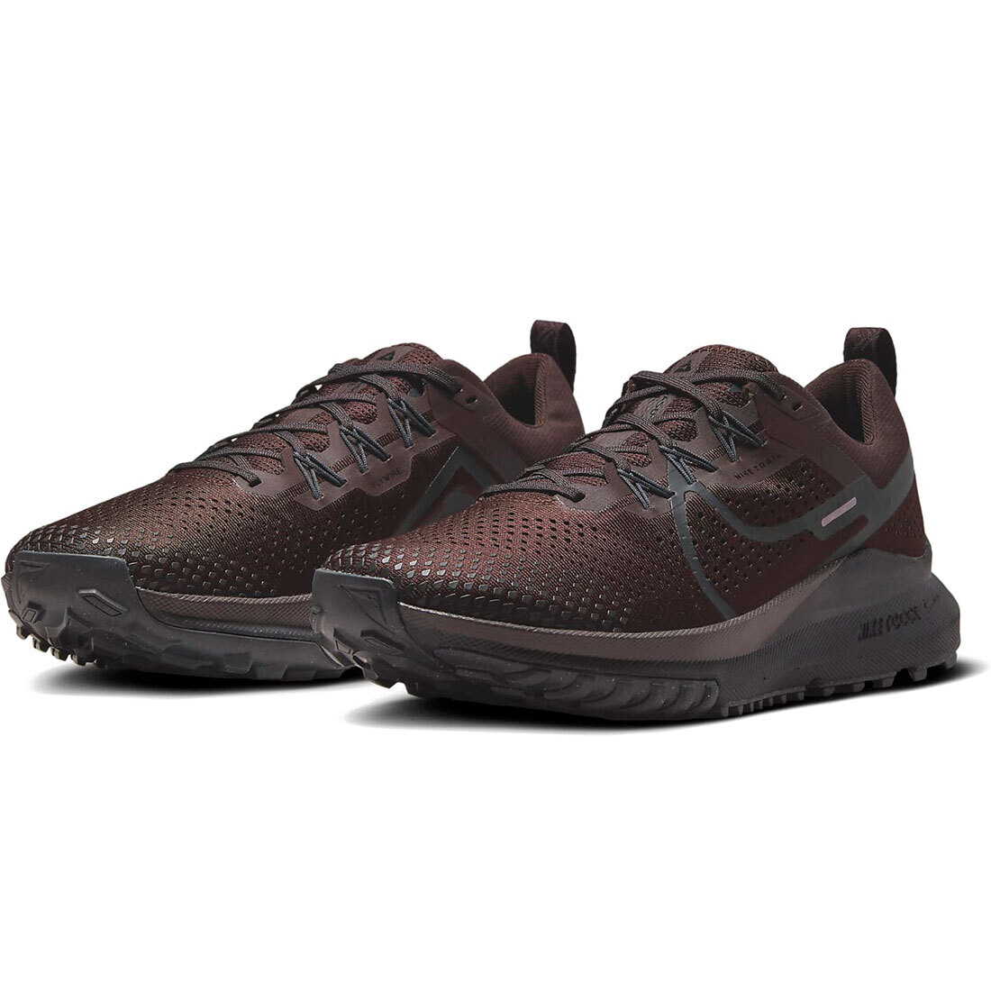 25cm ナイキ リアクト ペガサス トレイル 4 焦げ茶 DJ6158-201 REACT PEGASUS TRAIL 4 トレイルラン_画像1